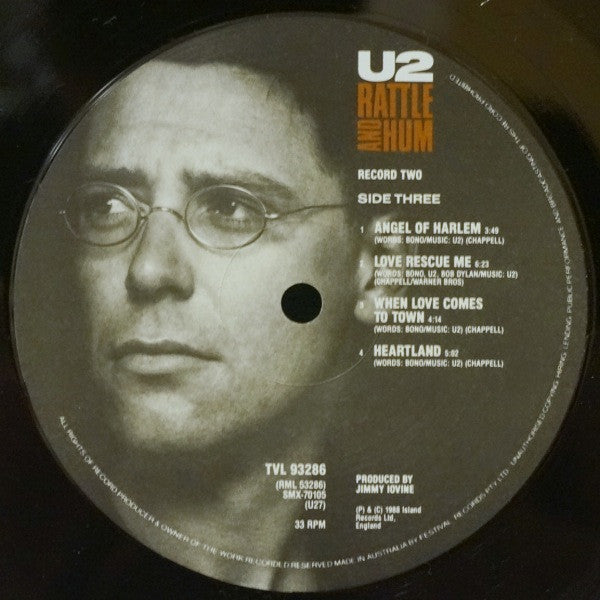 U2 – Rattle And Hum (2xLP) LP vinyl record, image 10 of 10