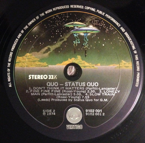Status Quo – Quo LP vinyl record, image 4 of 6