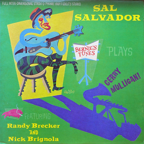 Sal Salvador, Randy Brecker, Nick Brignola – Plays Gerry Mulligan LP vinyl record, image 1 of 3