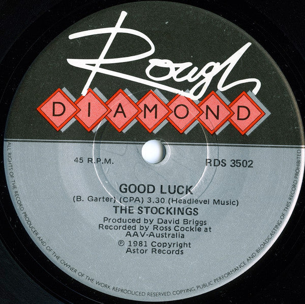 The Stockings – Good Luck 7" vinyl record, image 2 of 3