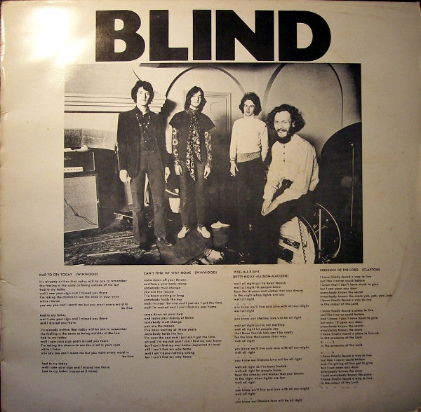 Blind Faith – Blind Faith LP vinyl record, image 1 of 4
