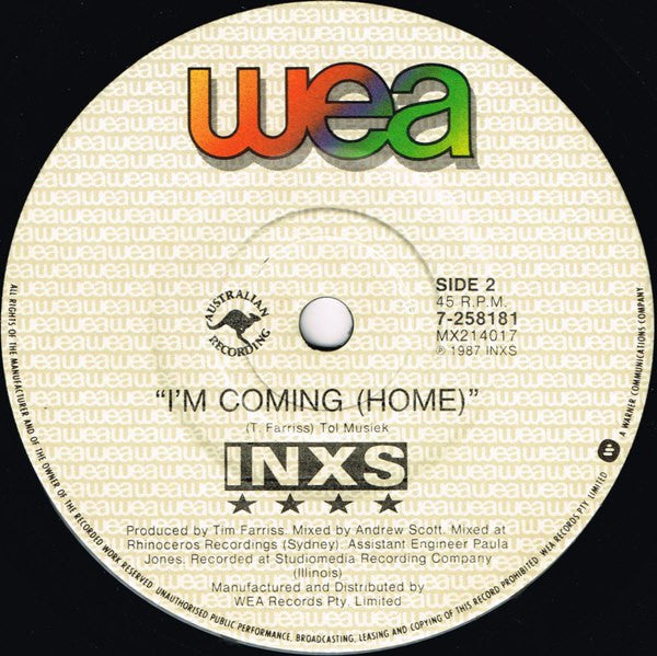 INXS – Need You Tonight 7" vinyl record, image 4 of 4