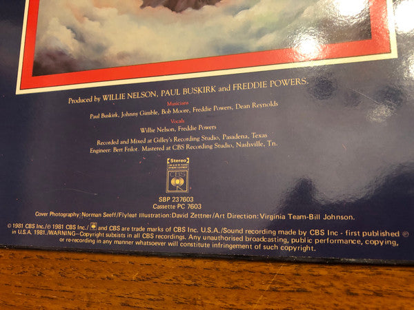 Willie Nelson – Somewhere Over The Rainbow LP vinyl record, image 3 of 5