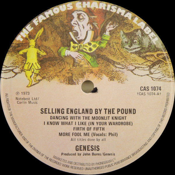 Genesis – Selling England By The Pound LP vinyl record, image 3 of 6