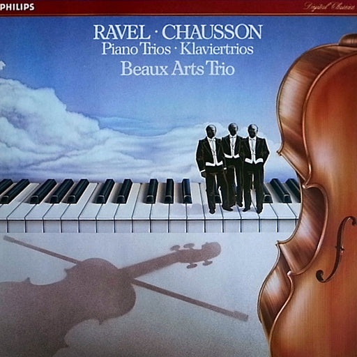Beaux Arts Trio, Maurice Ravel, Ernest Chausson – Piano Trios • Klaviertrios LP vinyl record, image 1 of 5