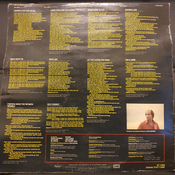 Dr. Hook – Makin' Love And Music LP vinyl record, image 2 of 4
