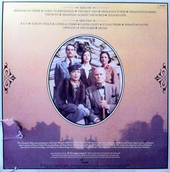 Geoffrey Burgon – Brideshead Revisited LP vinyl record, image 3 of 4