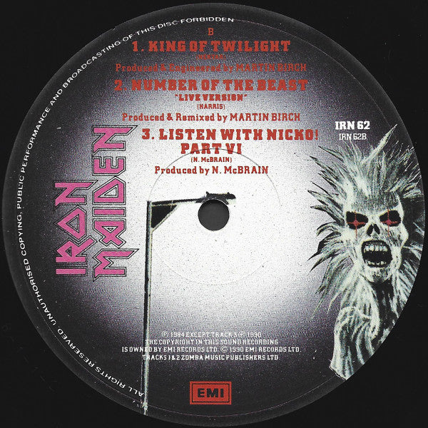 Iron Maiden – 2 Minutes To Midnight · Aces High (2x12") 12" vinyl record, image 8 of 10