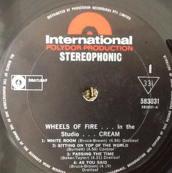Cream – Wheels Of Fire (2xLP) LP vinyl record, image 3 of 8
