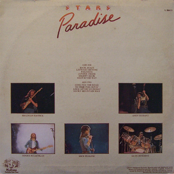 Stars – Paradise LP vinyl record, image 2 of 4