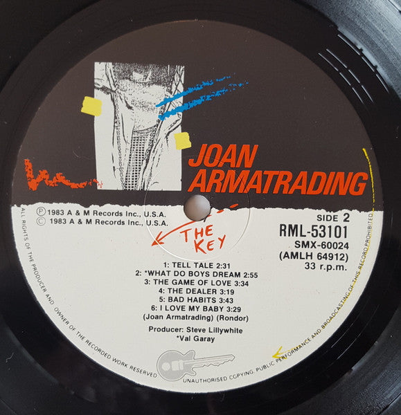 Joan Armatrading – The Key LP vinyl record, image 4 of 7