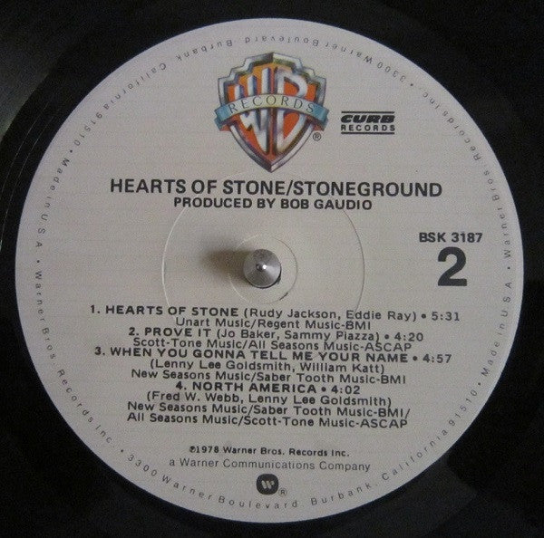 Stoneground – Hearts Of Stone LP vinyl record, image 4 of 4
