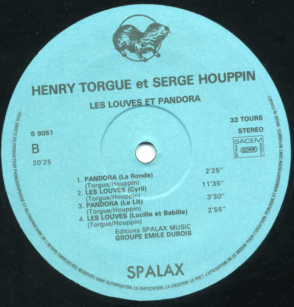 Henry Torgue, Serge Houppin – Volume III LP vinyl record, image 3 of 3