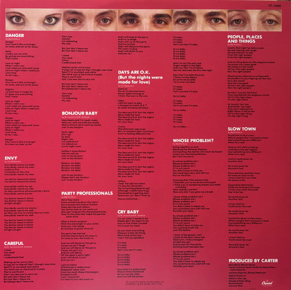 The Motels – Careful LP vinyl record, image 5 of 6