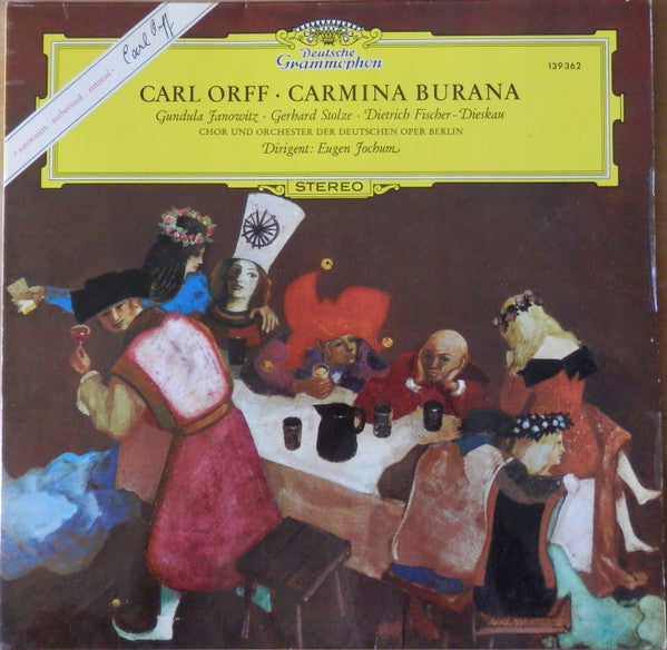 Carl Orff Vinyl Records