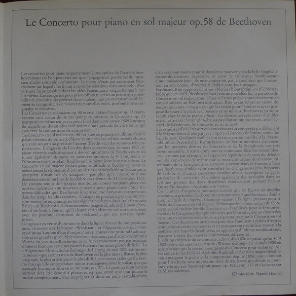 Maurizio Pollini, Karl Böhm, Ludwig van Beethoven, Wiener Philharmoniker, Wiener Philharmoniker – Klavierkonzert = Piano Concerto No.4 LP vinyl record, image 7 of 8