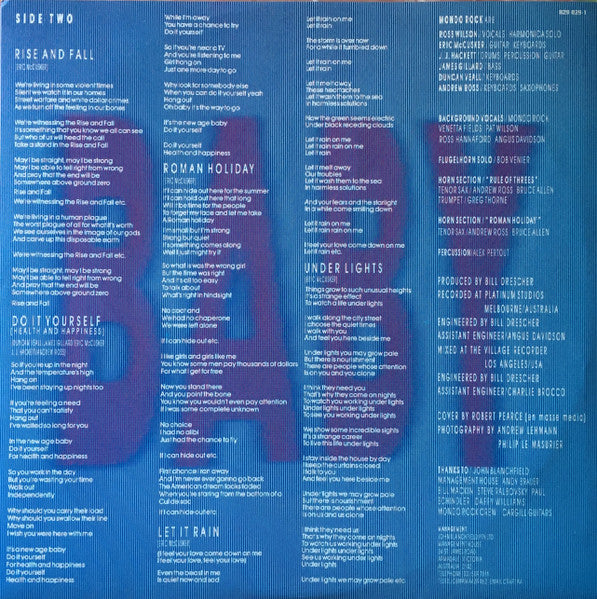Mondo Rock – Boom Baby Boom LP vinyl record, image 6 of 6
