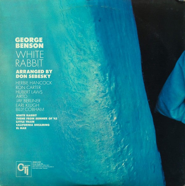 George Benson – White Rabbit LP vinyl record, image 4 of 6