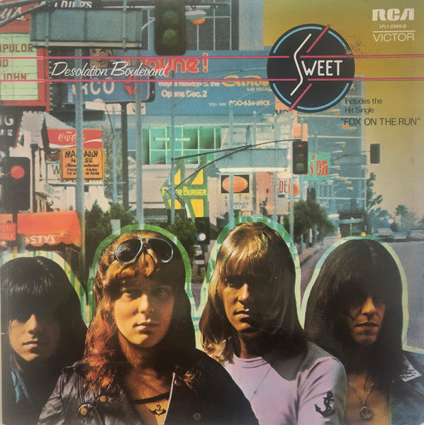 The Sweet – Desolation Boulevard LP vinyl record, image 1 of 7
