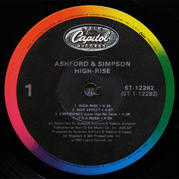 Ashford & Simpson – High-Rise LP vinyl record, image 3 of 6