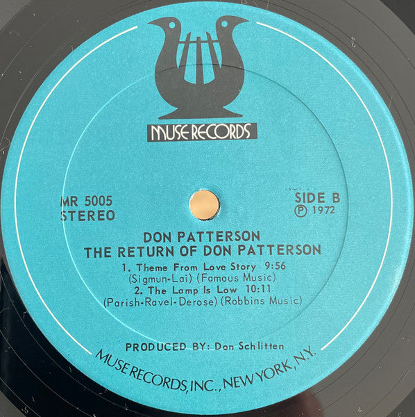 Don Patterson – The Return Of Don Patterson LP vinyl record, image 4 of 4