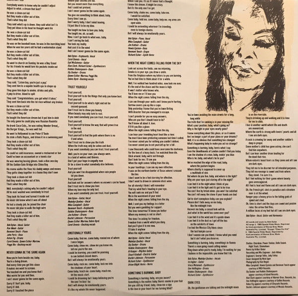 Bob Dylan – Empire Burlesque LP vinyl record, image 6 of 6