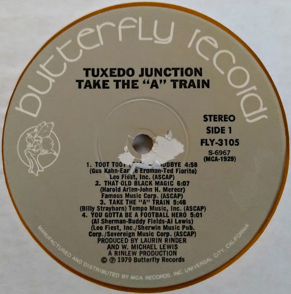Tuxedo Junction – Tuxedo Junction II - Take The A Train LP vinyl record, image 5 of 7