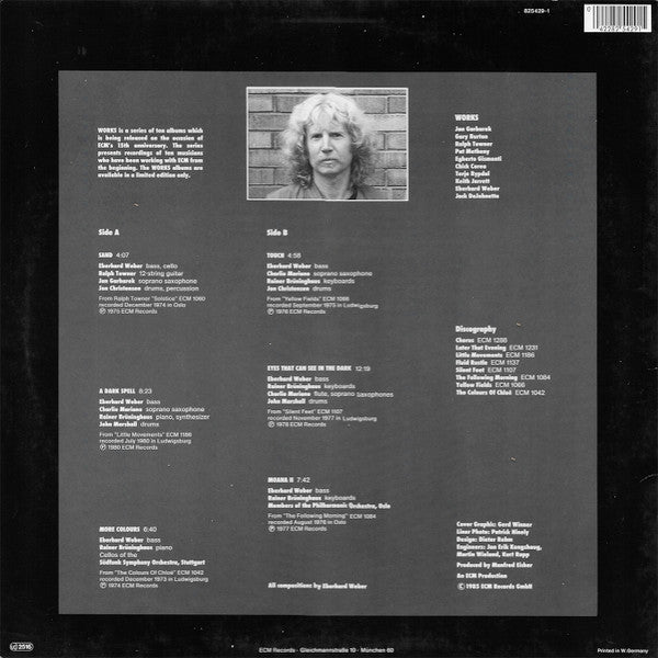 Eberhard Weber – Works LP vinyl record, image 2 of 6