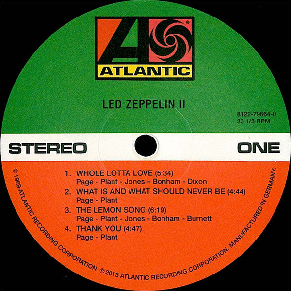 Led Zeppelin – Led Zeppelin II LP vinyl record, image 4 of 9