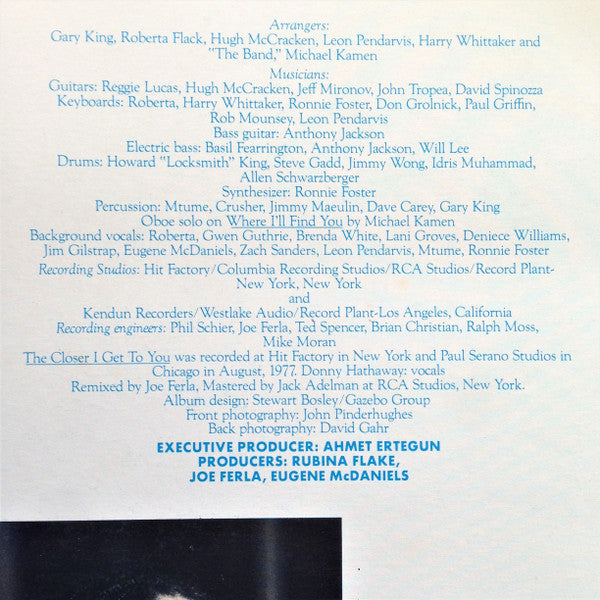 Roberta Flack – Blue Lights In The Basement LP vinyl record, image 3 of 5