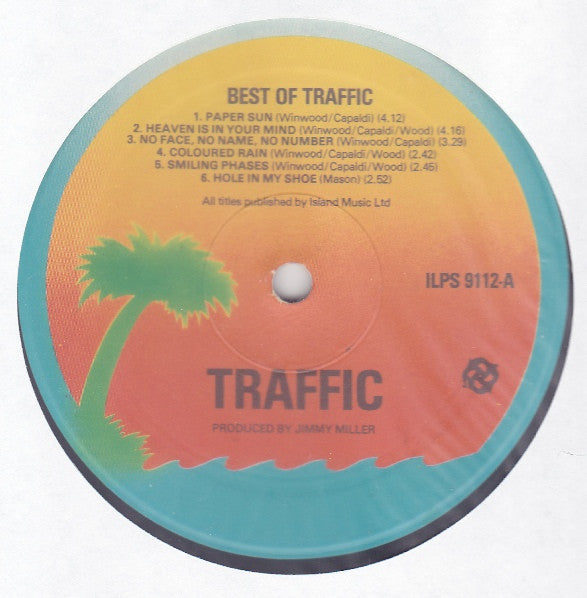 Traffic – Best Of Traffic LP vinyl record, image 3 of 6