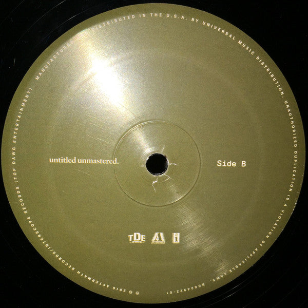 Kendrick Lamar – Untitled Unmastered. LP vinyl record, image 4 of 6
