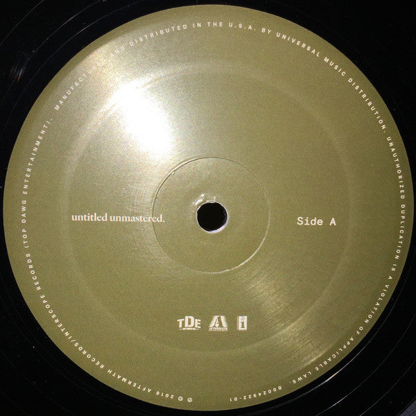 Kendrick Lamar – Untitled Unmastered. LP vinyl record, image 3 of 6
