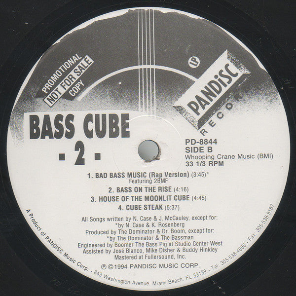 Bass Cube – Bass Cube 2 LP vinyl record, image 2 of 3