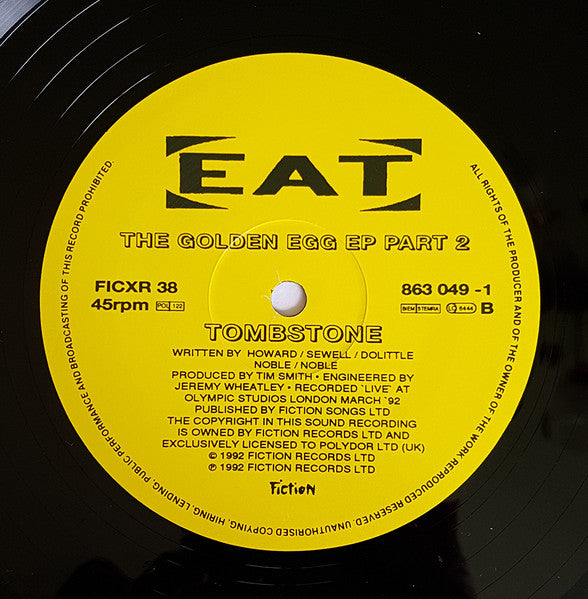 Eat – The Golden Egg EP Part 2 12" vinyl record, image 5 of 5