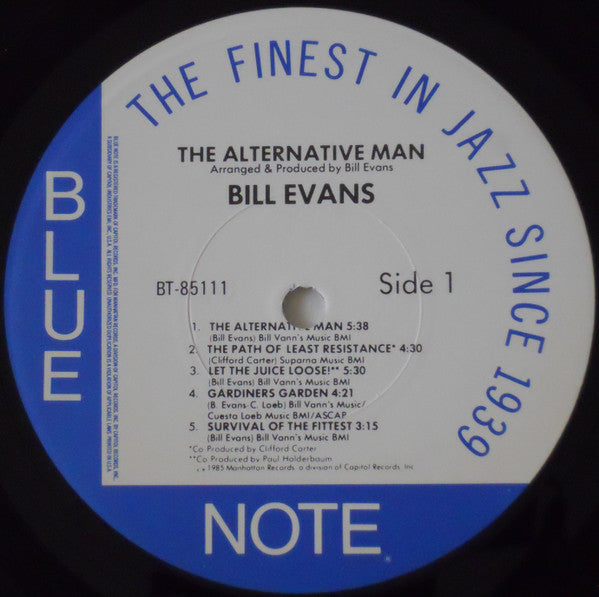 Bill Evans – The Alternative Man LP vinyl record, image 3 of 6