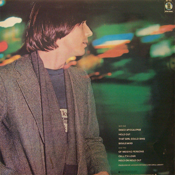 Jackson Browne – Hold Out LP vinyl record, image 2 of 6