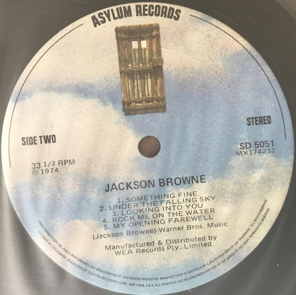 Jackson Browne – Jackson Browne LP vinyl record, image 4 of 4