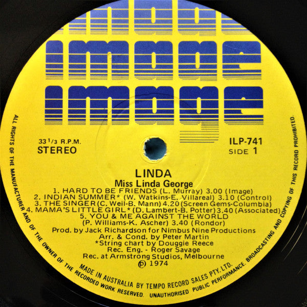 Linda George – Linda LP vinyl record, image 5 of 6