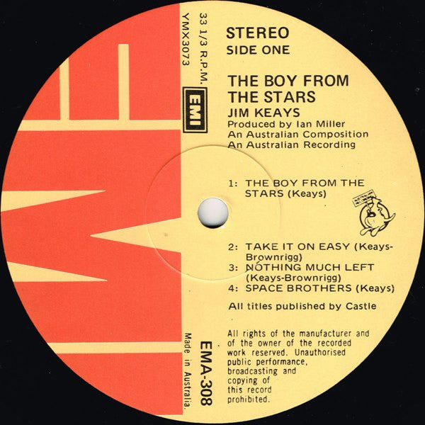 Jim Keays – The Boy From The Stars LP vinyl record, image 3 of 9