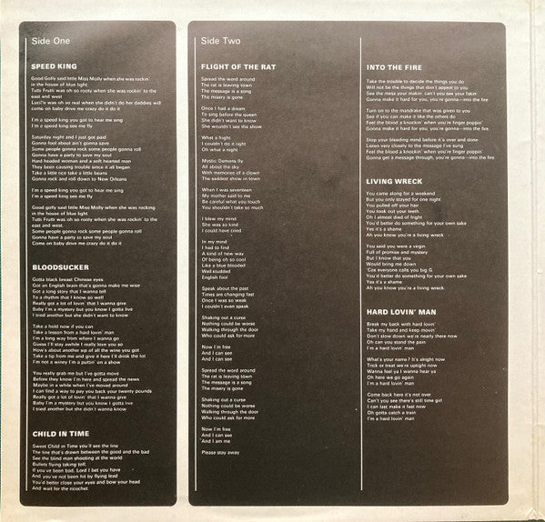 Deep Purple – Deep Purple In Rock LP vinyl record, image 2 of 8