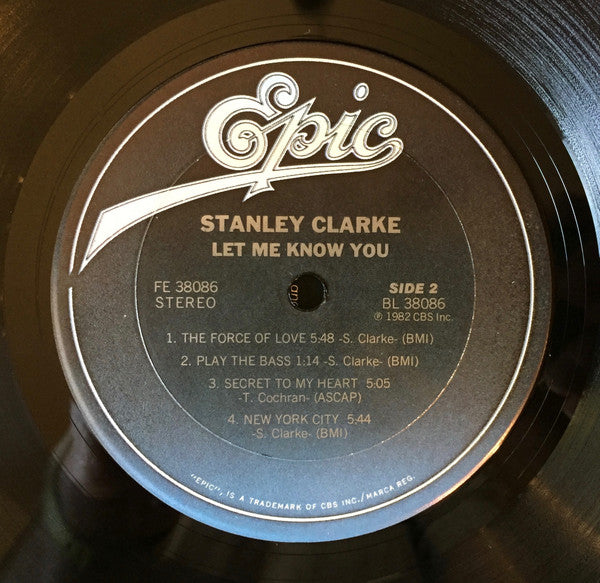 Stanley Clarke – Let Me Know You LP vinyl record, image 6 of 6
