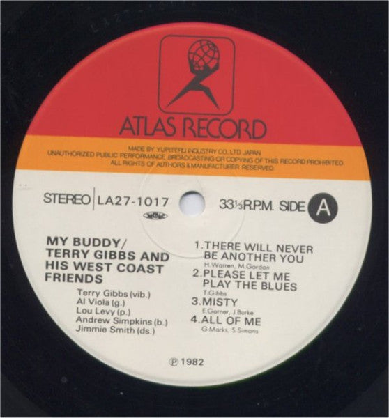 Terry Gibbs & His West Coast Friends – My Buddy LP vinyl record, image 4 of 8