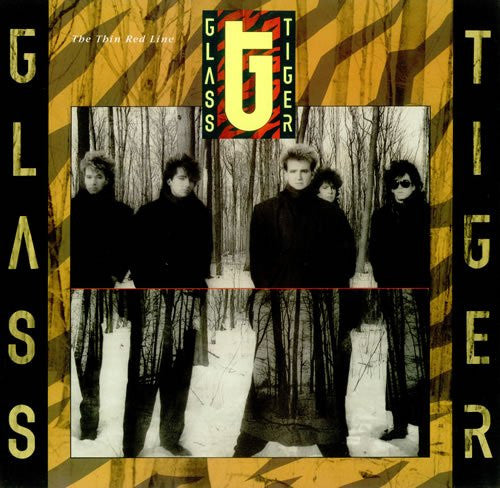 Glass Tiger – The Thin Red Line LP vinyl record, image 1 of 6