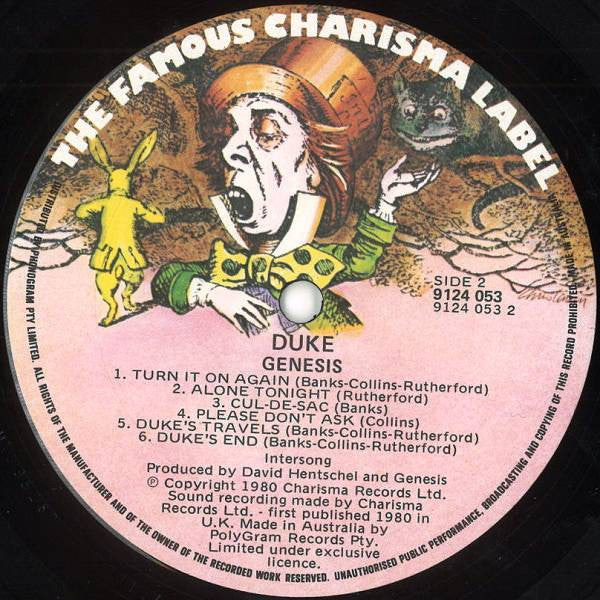 Genesis – Duke LP vinyl record, image 4 of 4