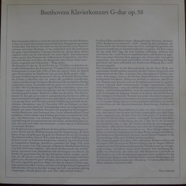 Maurizio Pollini, Karl Böhm, Ludwig van Beethoven, Wiener Philharmoniker, Wiener Philharmoniker – Klavierkonzert = Piano Concerto No.4 LP vinyl record, image 5 of 8