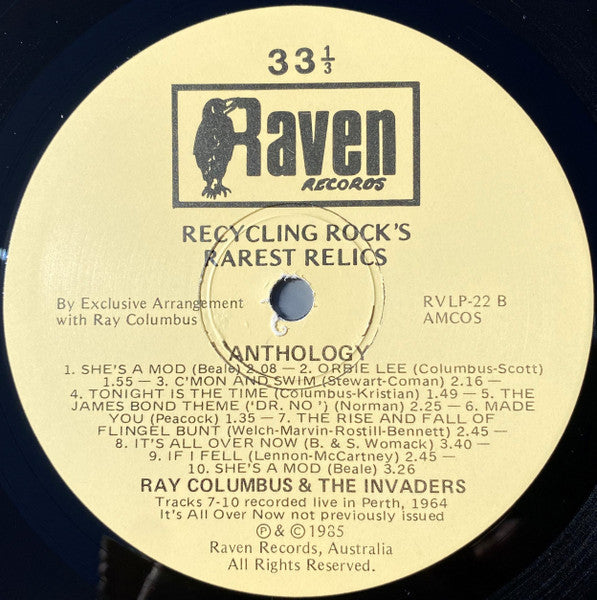 Ray Columbus & The Invaders – Anthology LP vinyl record, image 4 of 6