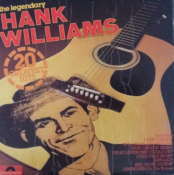 Hank Williams – The Legendary Hank Williams LP vinyl record, image 1 of 4