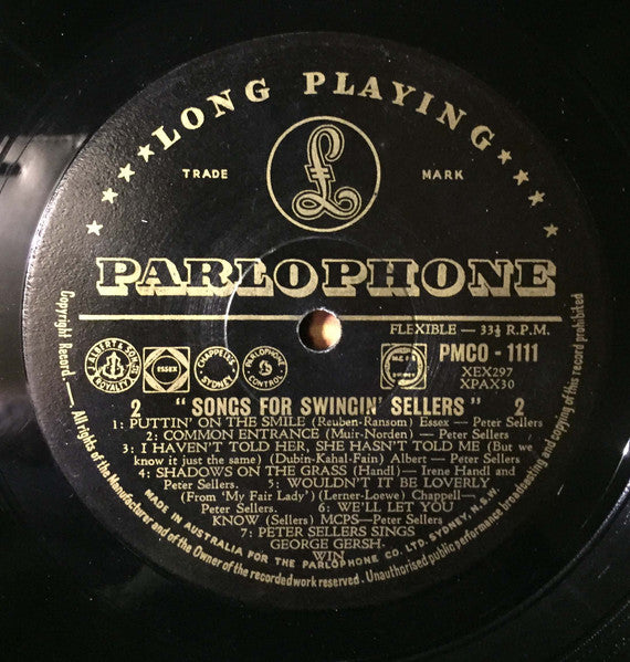 Peter Sellers – Songs For Swingin' Sellers LP vinyl record, image 4 of 6