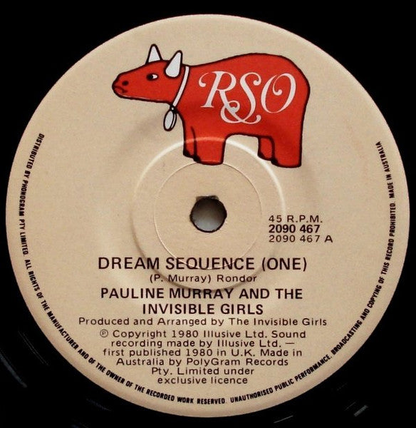 Pauline Murray, The Invisible Girls – Dream Sequence (One) 7" vinyl record, image 2 of 2